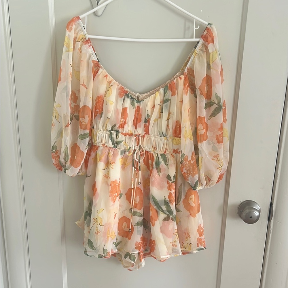Sage and Paige Summer in Florence Romper
